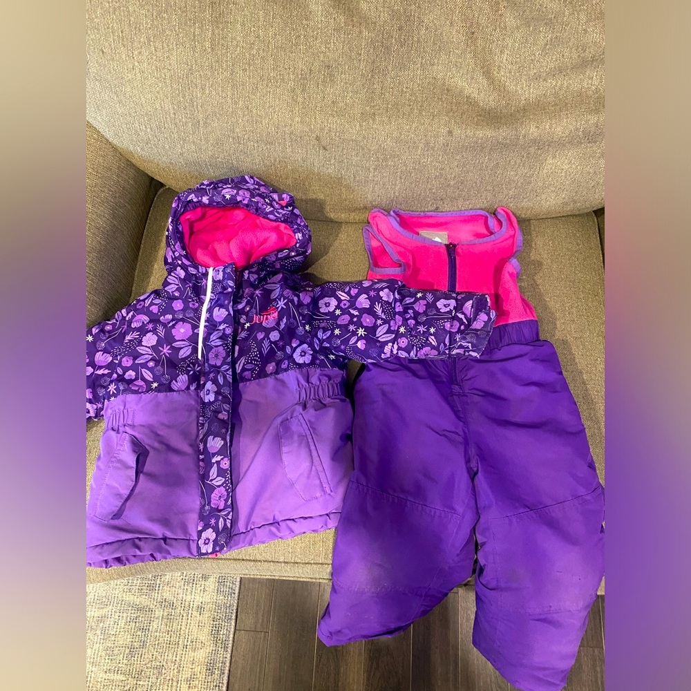 2T two piece snow suit